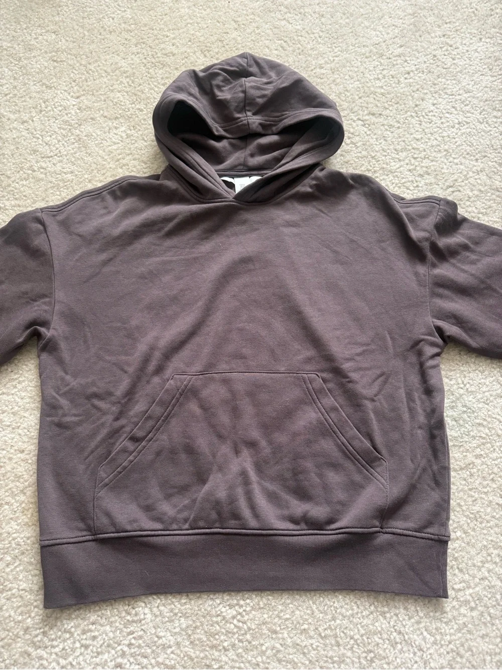 Men's Pullover Hoodie in Dark Brown